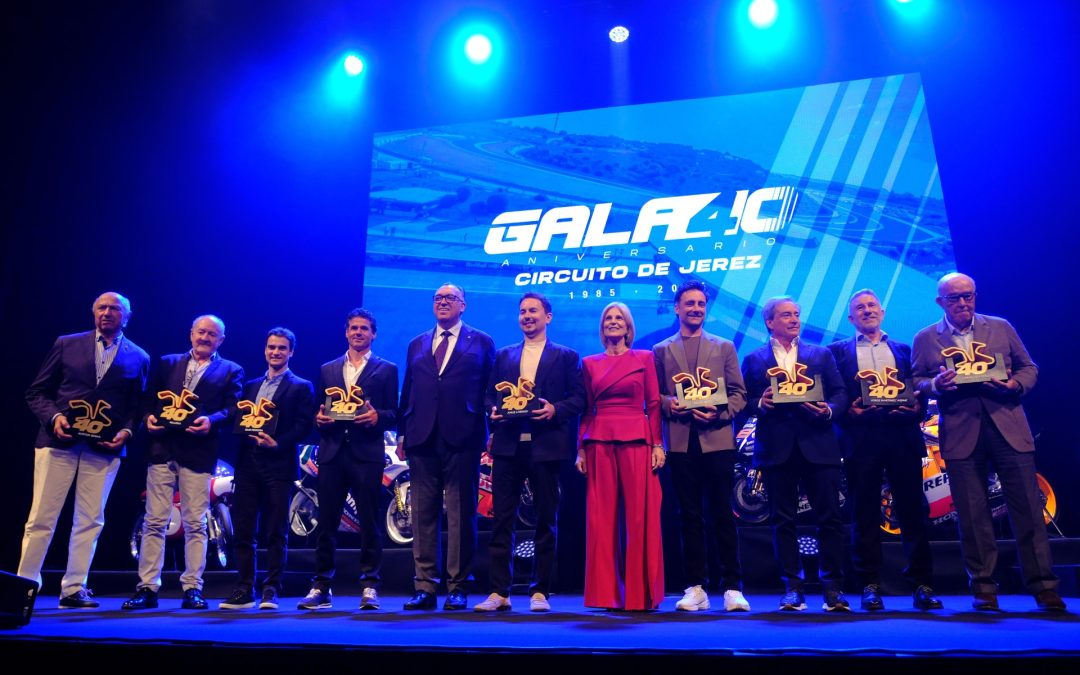Jerez pone el broche de oro al 40 aniversario de su Circuito con una gala histórica repleta de leyendas del motor