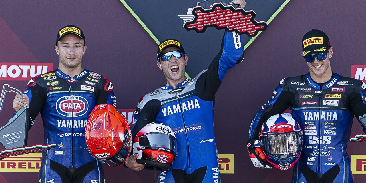 Arenas se alza con la victoria en Balaton Park mientras Yamaha R9 copa el podio en la segunda carrera del WorldSSP