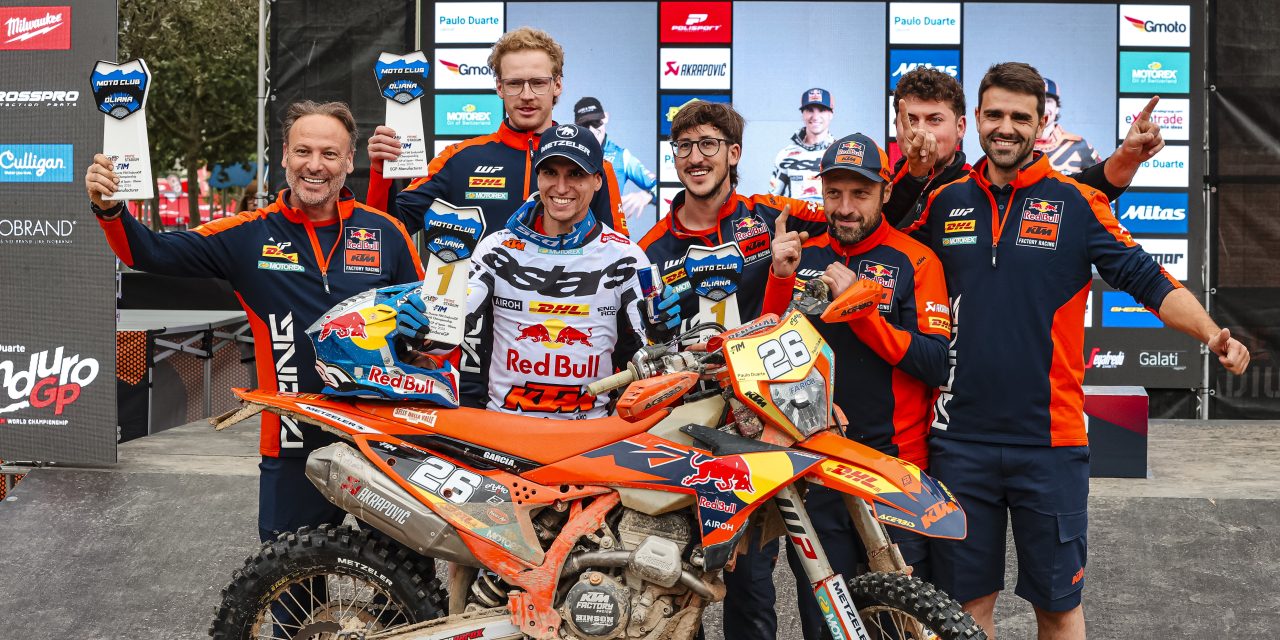JOSEP GARCÍA CONSIGUE DOBLE VICTORIA EN LA CLASE ENDUROGP EN SU GP DE CASA