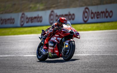 Marc Márquez y el Ducati Lenovo Team logran un heroico quinto puesto en la Sprint de Mugello. Bagnaia, séptimo remontando