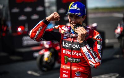 Marc Márquez y el Ducati Lenovo Team dominan la Sprint del Balaton Park. Novena posición para Francesco Bagnaia