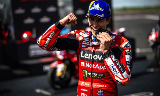 Marc Márquez y el Ducati Lenovo Team dominan la Sprint del Balaton Park. Novena posición para Francesco Bagnaia