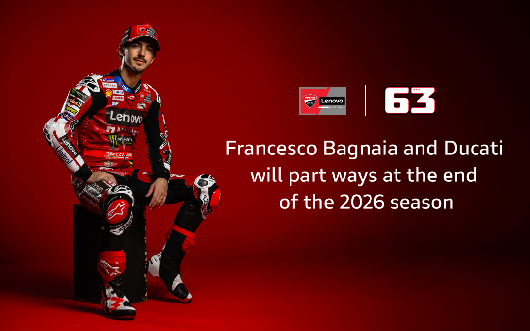 Los caminos de Francesco Bagnaia y Ducati se separarán al final de la temporada 2026