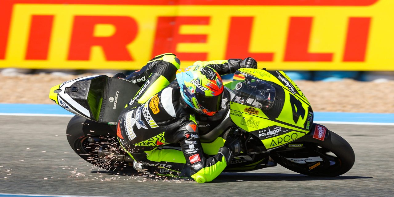 Leonardo Zanni (Moto3 Junior World Championship), Christian Borrelli (Momoven Moto4 European Cup), Eric Fernández (Moto2 European Championship) y Blai Trias (Stock European Championship), ‘pole positions’ de esta 3ª cita del FIM MotoJunior World Championship en Jerez