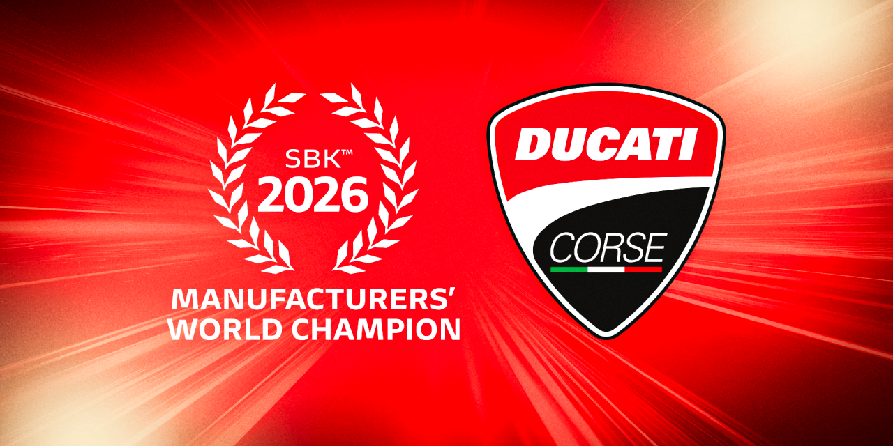Ducati hace historia: consigue su 22º título mundial de constructores de WorldSBK, un récord histórico.