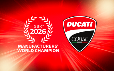 Ducati hace historia: consigue su 22º título mundial de constructores de WorldSBK, un récord histórico.