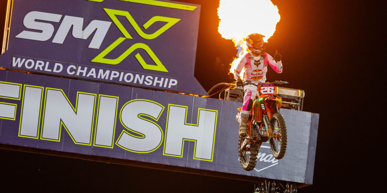 JORGE PRADO, DEL EQUIPO RED BULL KTM FACTORY RACING, SE CORONA CAMPEÓN DEL MUNDO DE SMX 2026