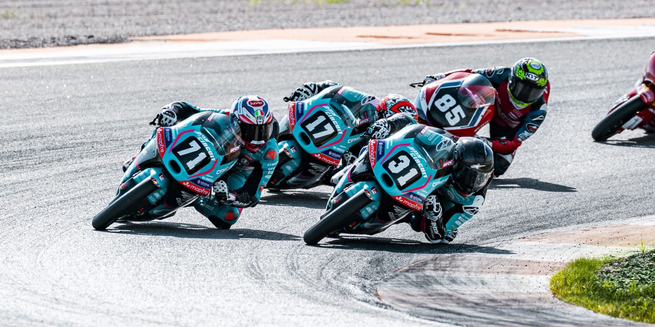 Fiesta casi completa para el Aspar Team Junior en Valencia