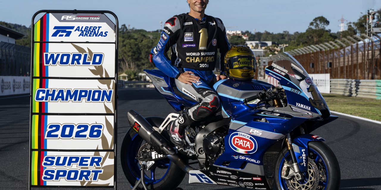 Albert Arenas se corona Campeón del Mundo FIM Supersport 2026 mientras Yamaha se alza con su duodécimo título de constructores