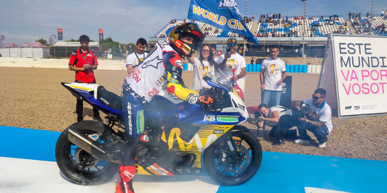 Sólida victoria de Nicolo Bulega (Ducati) hoy en Jerez en la categoría de Superbike y María Herrera revalida título mundial