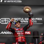 Marc Márquez y el Ducati Lenovo Team conquistan el Gran Premio de Japón. Francesco Bagnaia termina octavo