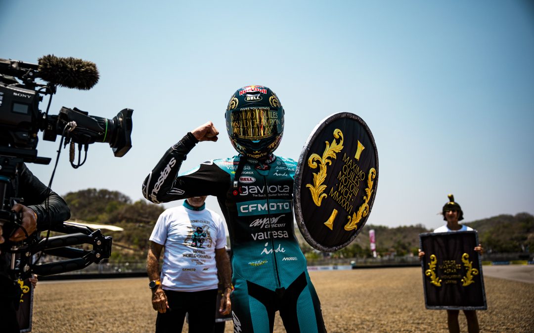 Décima victoria y titulo de  campeón del Mundo de Moto3 para Máximo Quiles